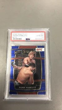 2022 Panini Select Ufc 61 Paddy Pimblett PSA 10