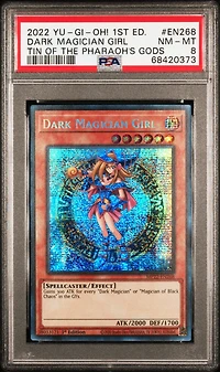 2022 Yu-gi-oh! Tin Of The Pharaoh's Gods En268 Dark Magician Girl PSA