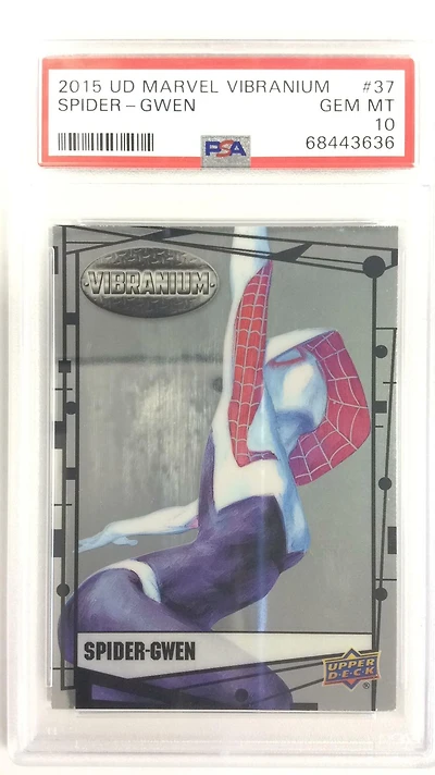 2015 Upper Deck Marvel Vibranium 37 Spider-gwen PSA