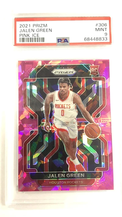 2021 Panini Prizm 306 Jalen Green Ice PSA