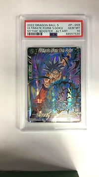 2022 Dragon Ball Super Card Game Mythic Booster P-059 Ultimate Form S.goku PSA 10