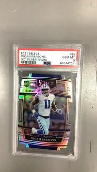 2021 Panini Select 85 Micah Parsons PSA 10