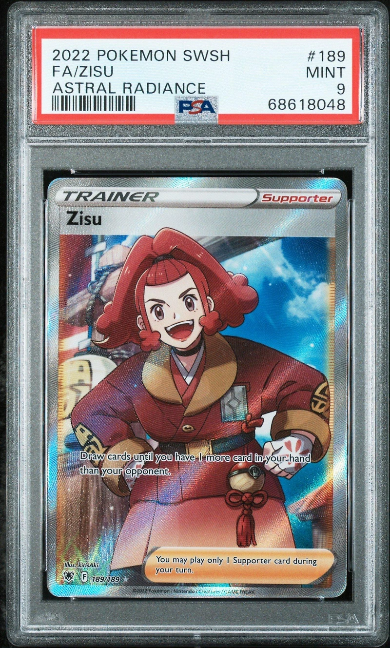2022 Pokemon Sword & Shield Astral Radiance 189 Full Art/zisu PSA