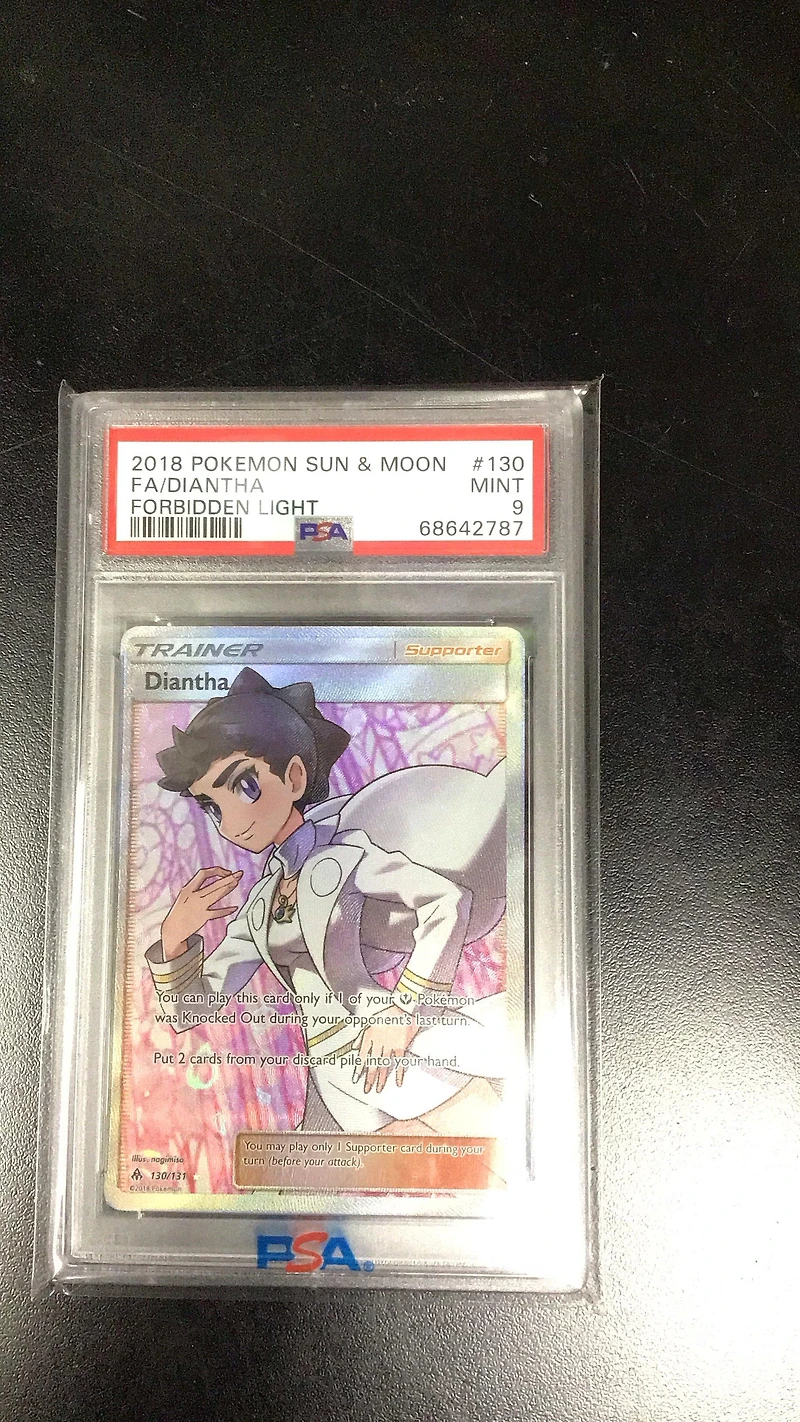 2018 Pokemon Sun & Moon Forbidden Light 130 Fa/diantha PSA 9