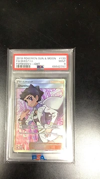 2018 Pokemon Sun & Moon Forbidden Light 130 Fa/diantha PSA 9