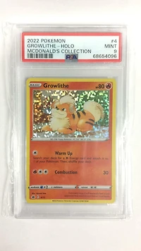 2022 Pokemon Mcdonald's Collection 4 Growlithe PSA 9