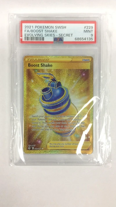 2021 Pokemon Sword & Shield Evolving Skies 229 Full Art/boost Shake Secret PSA 9