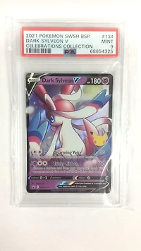 2021 Pokemon Swsh Black Star Promo 134 Dark Sylveon V PSA