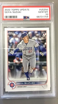 2022 Topps Update Us250 Seiya Suzuki PSA 10