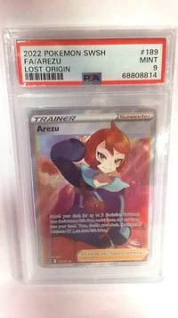 2022 Pokemon Sword & Shield Lost Origin 189 Full Art/arezu PSA