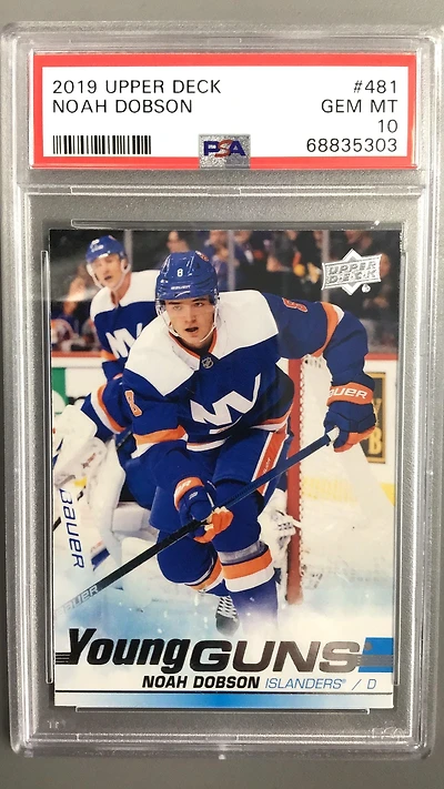 2019 Upper Deck 481 Noah Dobson PSA 10
