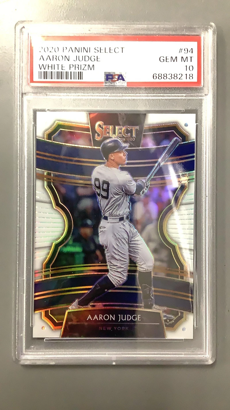 2020 Panini Select 94 Aaron Judge PSA 10