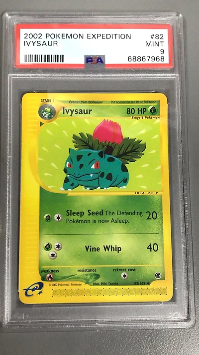 2002 Pokemon Expedition 82 Ivysaur PSA 9