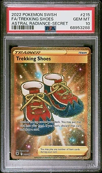 2022 Pokemon Sword & Shield Astral Radiance 215 Full Art/trekking Shoes Secret PSA 10