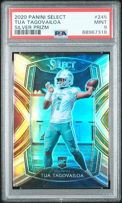 2020 Panini Select 245 Tua Tagovailoa PSA 9