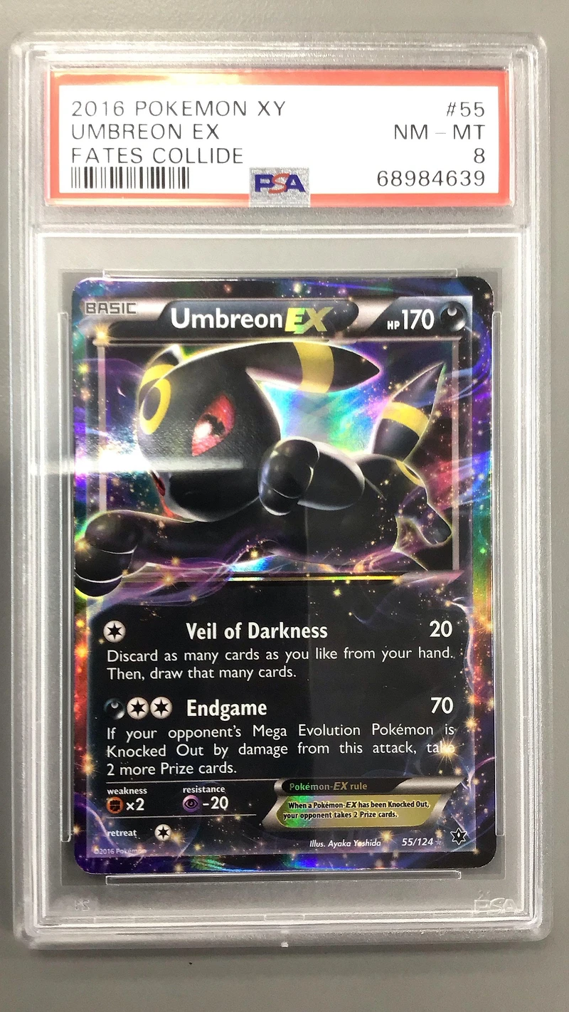 2016 Pokemon Xy Fates Collide 55 Umbreon Ex PSA 8
