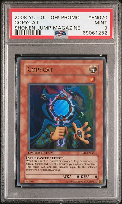 2008 Yu-gi-oh! Promo Shonen Jump Magazine En020 Copycat PSA 9