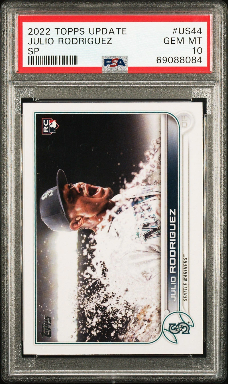2022 Topps Update Us44 Julio Rodriguez Sp PSA