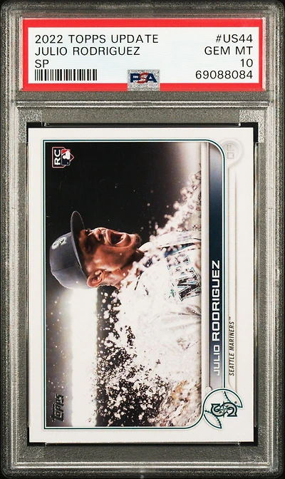 2022 Topps Update Us44 Julio Rodriguez Sp PSA