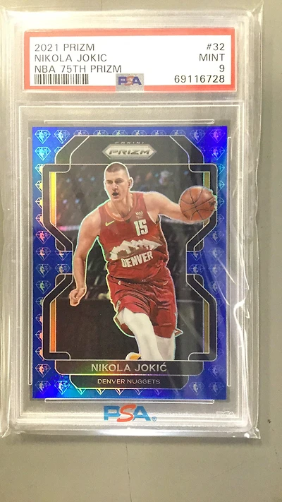 2021 Panini Prizm 32 Nikola Jokic PSA 9