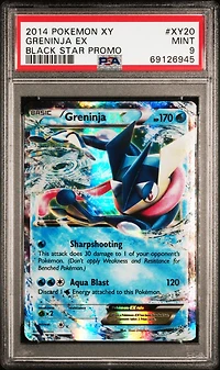 2014 Pokemon Xy Black Star Promo Xy20 Greninja Ex PSA 9