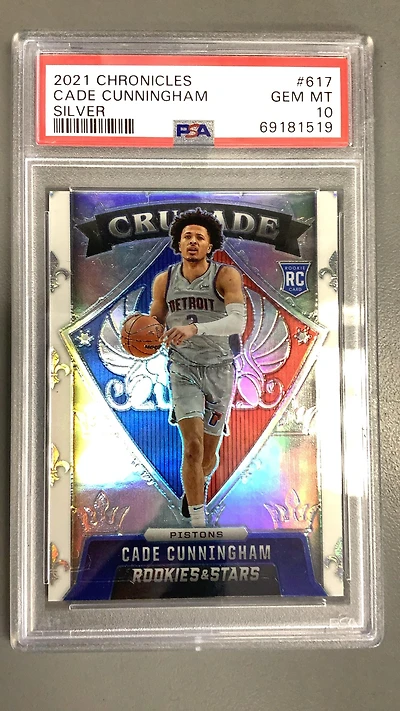 2021 Panini Chronicles 617 Cade Cunningham Silver PSA 10