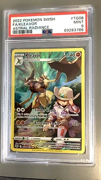 2022 Pokemon Sword & Shield Astral Radiance Tg08 Fa/kleavor PSA 9