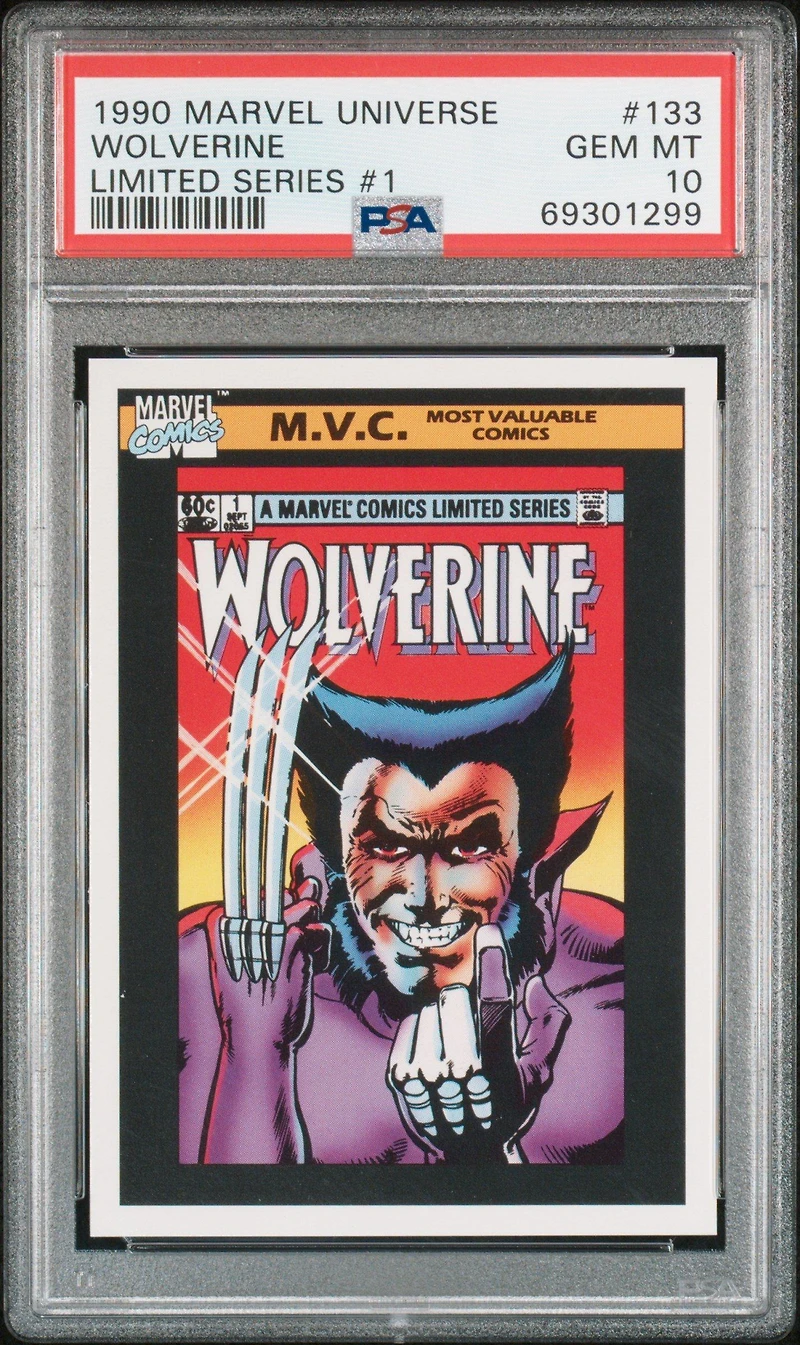 1990 Marvel Universe 133 Wolverine Limited Series #1 PSA 10