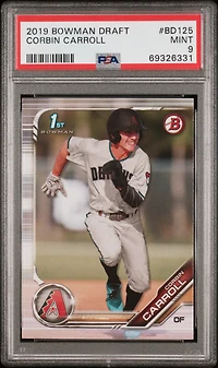 2019 Bowman Draft Bd125 Corbin Carroll PSA 9