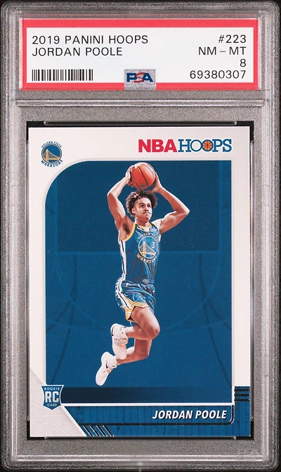 2019 Panini Hoops 223 Jordan Poole PSA