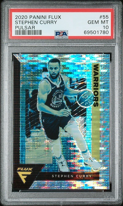 2020 Panini Flux 55 Stephen Curry Pulsar PSA 10