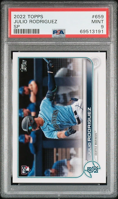 2022 Topps 659 Julio Rodriguez PSA 9