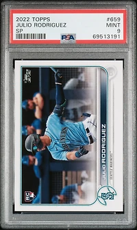 2022 Topps 659 Julio Rodriguez PSA 9