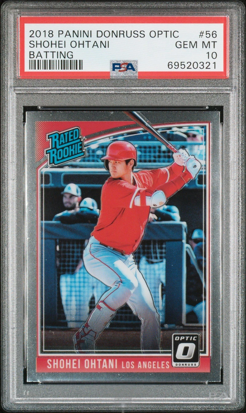 Panini Donruss Optic Shohei Ohtani PSA