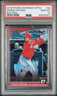 Panini Donruss Optic Shohei Ohtani PSA