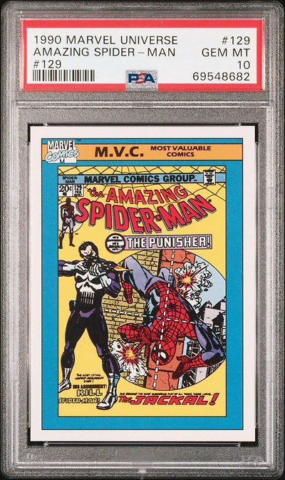 1990 Marvel Universe 129 Amazing Spider-man #129 PSA 10