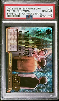2022 Weiss Schwarz Japanese Star Wars Comeback Booster 032 Medal Ceremony Star Wars Rare PSA 10