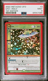 2022 Metazoo Ufo 3 Ufo PSA 9