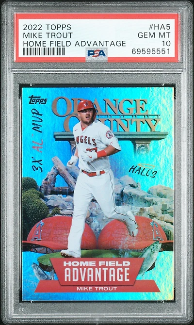 2022 Topps Home Field Advantage Ha5 Mike Trout PSA