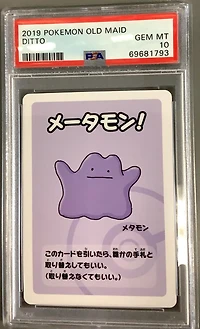 2019 Pokemon Old Maid Ditto PSA 10