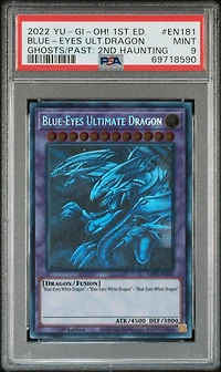 2022 Yu-gi-oh! Gfp2-ghosts From The Past: The 2nd Haunting En181 Blue-eyes Ultimate Dragon 1st Edition PSA