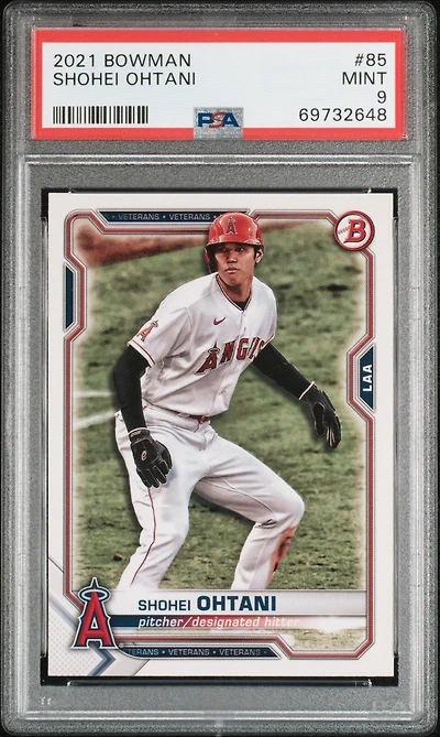 2021 Bowman 85 Shohei Ohtani PSA 9