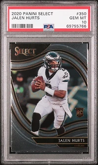 2020 Panini Select 350 Jalen Hurts PSA