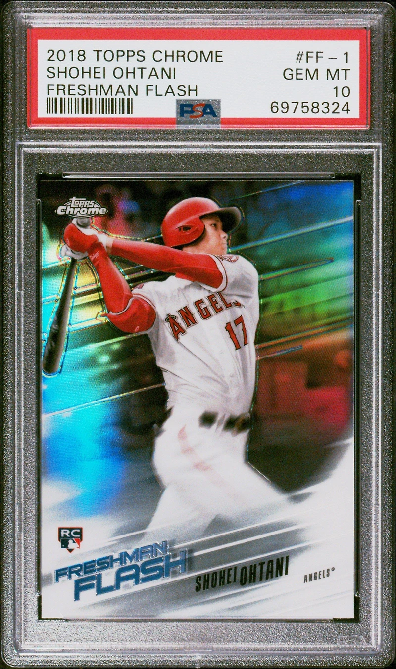 2018 Topps Chrome Freshman Flash Ff-1 Shohei Ohtani PSA 10