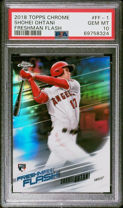 2018 Topps Chrome Freshman Flash Ff-1 Shohei Ohtani PSA 10