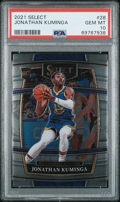2021 Panini Select 28 Jonathan Kuminga PSA 10