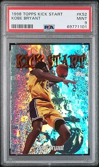 1998 Topps Kick Start Ks2 Kobe Bryant PSA 9
