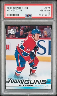 2019 Upper Deck 471 Nick Suzuki PSA 10