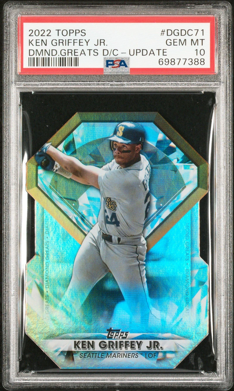 2022 Topps Diamond Greats Die-cuts Dgdc71 Ken Griffey Jr. PSA 10
