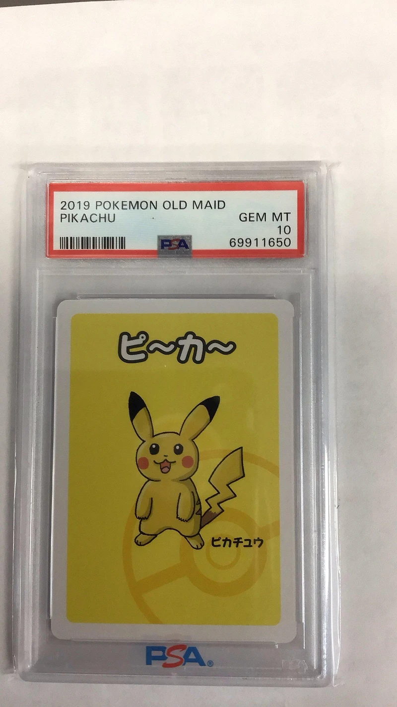 2019 Pokemon Old Maid Pikachu PSA